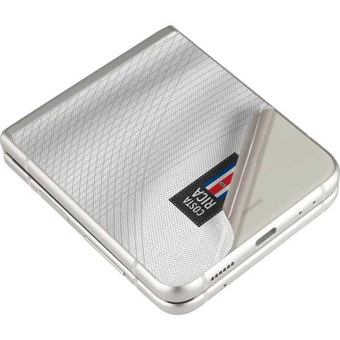 Costa Rica Soccer Flag Galaxy Z Flip3 5G Skin